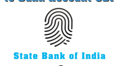 Aadha card link to bank account SBI