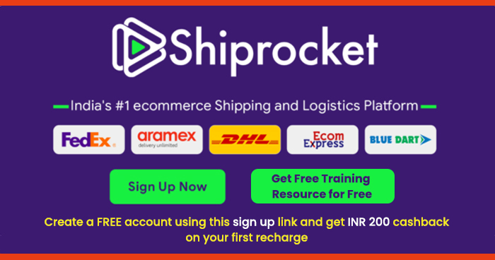 Shiprocket Sign up