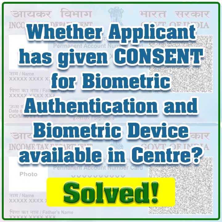 Consent for biometric authentication